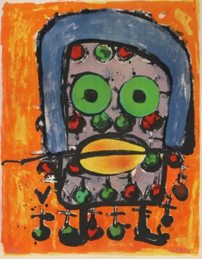 リトグラフ Bordas -  L'Homme