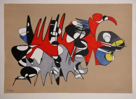 リトグラフ Bordas - Untitled