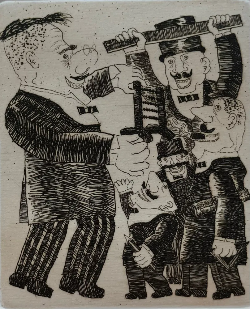 エッチング Borghese - Il piano regolatore