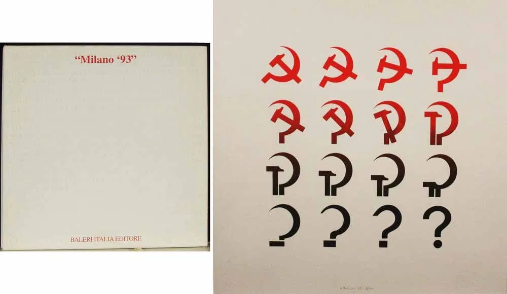 シルクスクリーン Boriani - MILANO 93