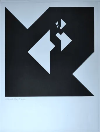 木版 Bosshard - 1961 zwölf variationen über ein würfelthema - 1962 zwölf typografische konstellationen.