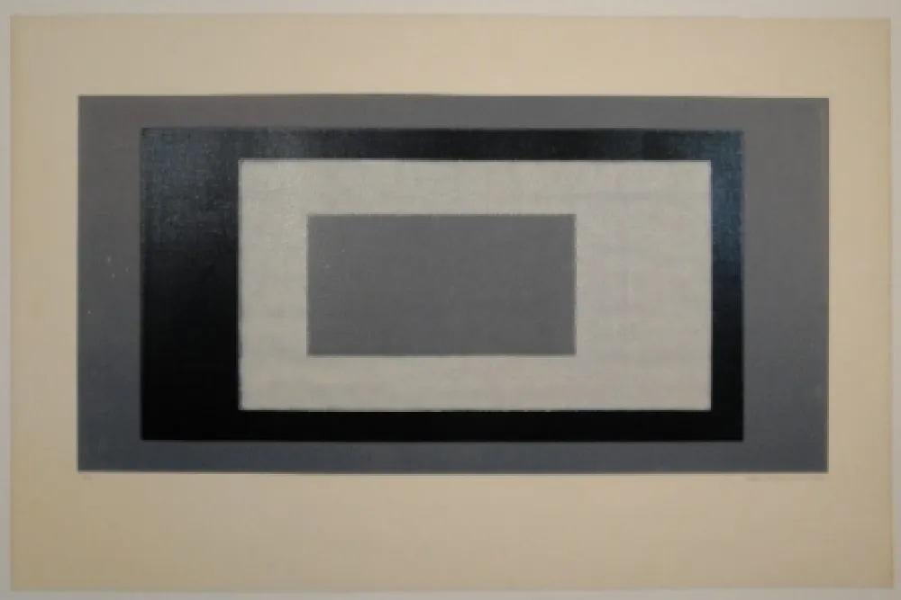 木版 Bosshard - Holztafeldruck (vierfarbig). 