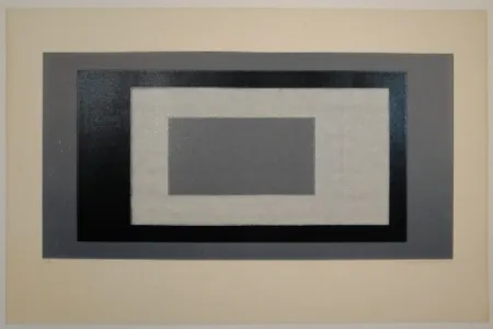 木版 Bosshard - Holztafeldruck (vierfarbig). 