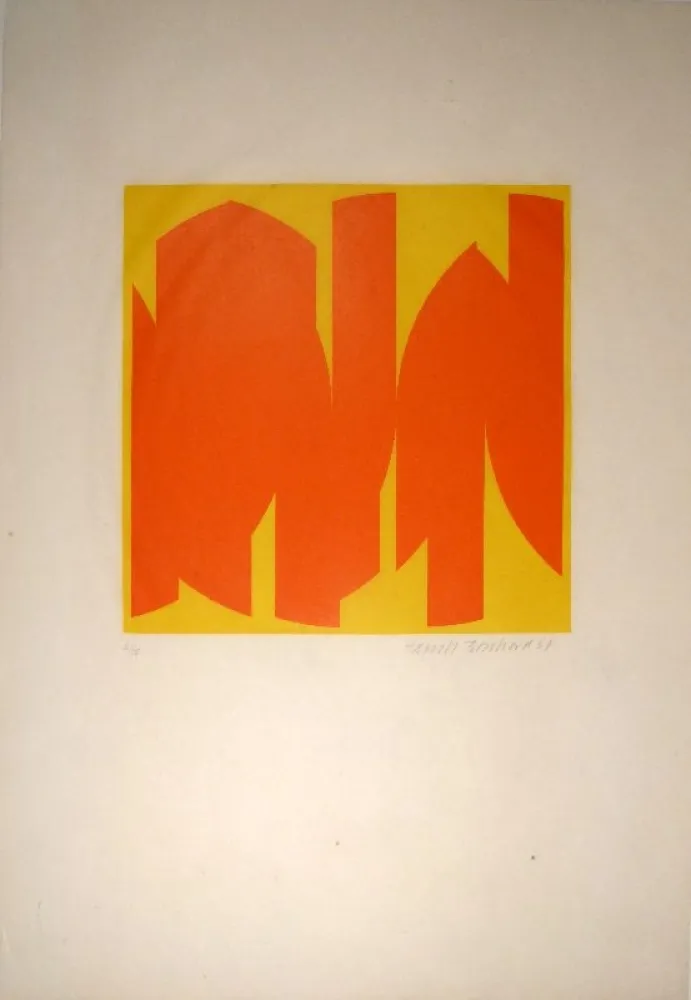 木版 Bosshard - Sechs Variationen über ein Kreisthema. 