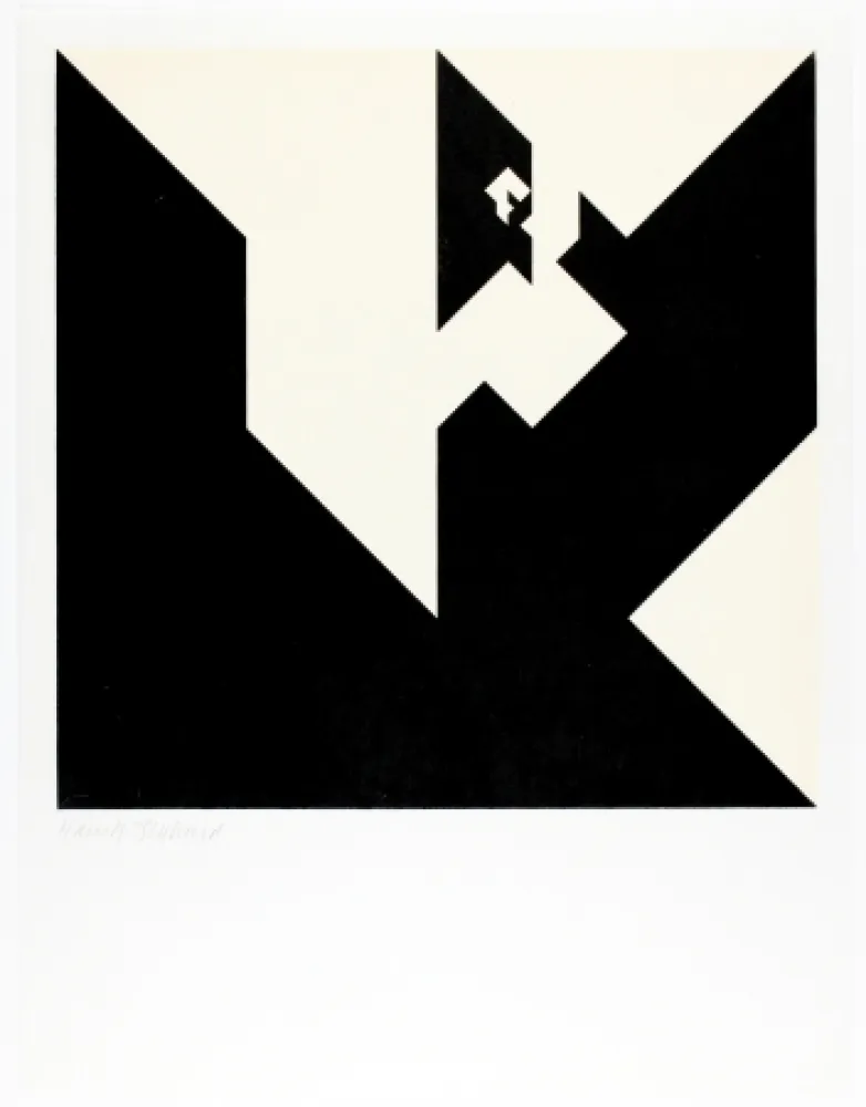 木版 Bosshard - Variation 8