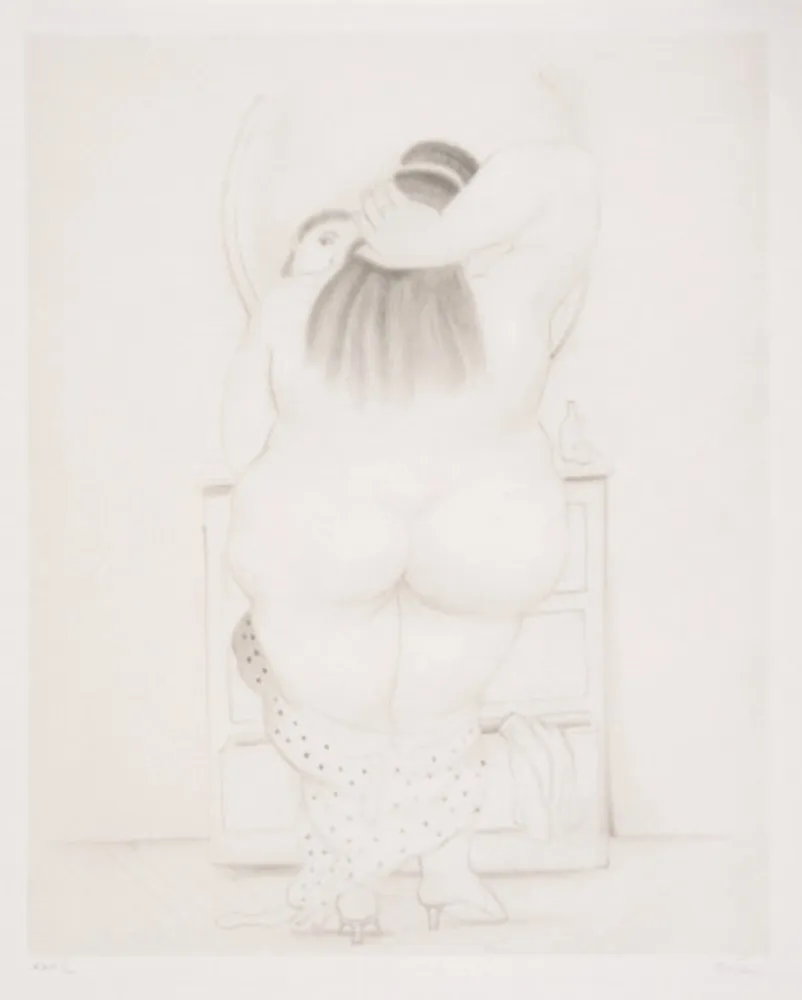 オフセット Botero - Dessins et Aquarelles: one plate