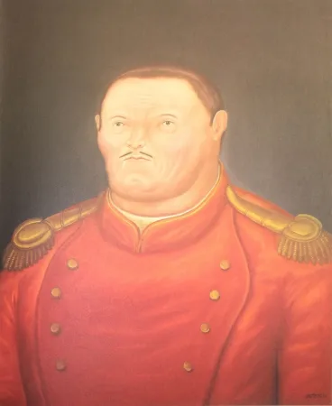 リトグラフ Botero - Field Marshall