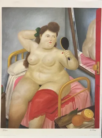 リトグラフ Botero - La toilette