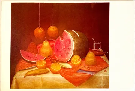 リトグラフ Botero - Nature morte