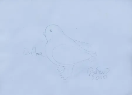 シルクスクリーン Botero - Paloma, 2000