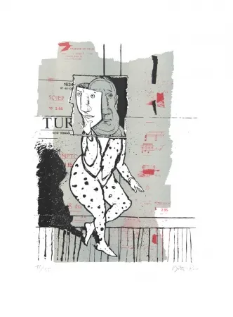 リトグラフ Botti  - Figure