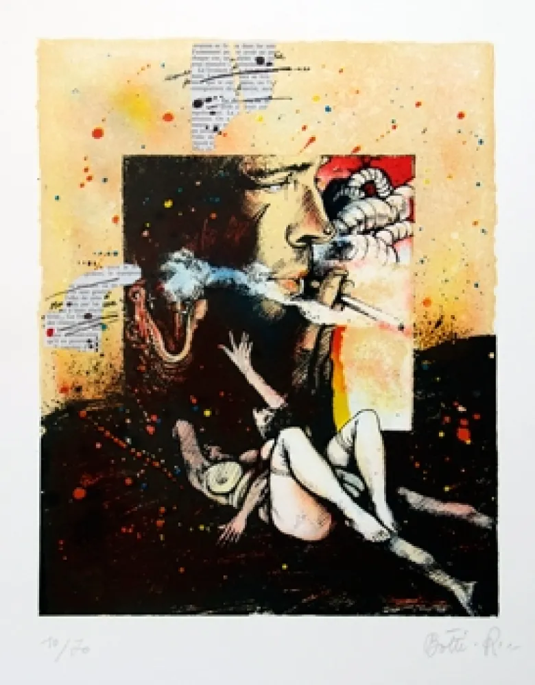 リトグラフ Botti  - Sans titre