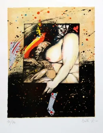 リトグラフ Botti  - Sans titre