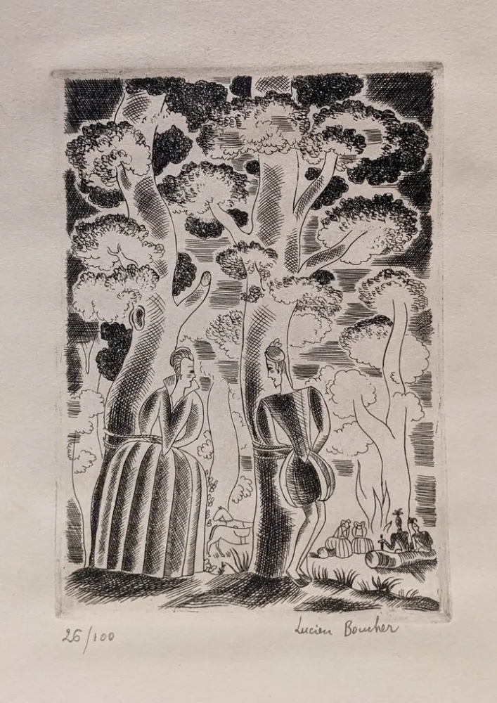 彫版 Boucher - Estranges Amours