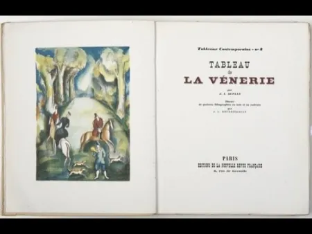 挿絵入り本 Boussingault - Tableaux contemporains: Tableau des Courses, de la Boxe, de la Vénérie, de l'Amour Vénal, des Grands Magasins, de la Mode, de l'Au-Delà, du Palais, de la Bourgeoisie.