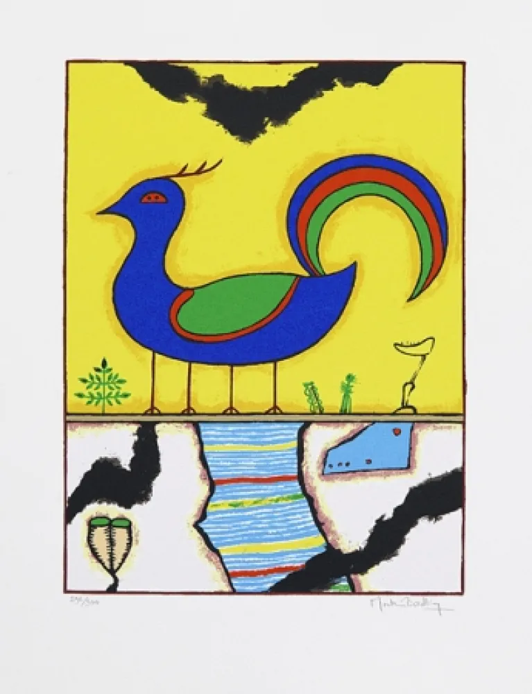 シルクスクリーン Bradley - Blue Bird