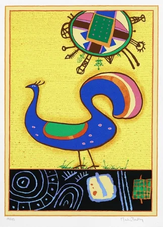 シルクスクリーン Bradley - Morning Cockerel