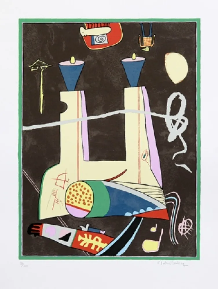 シルクスクリーン Bradley - October