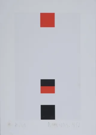 シルクスクリーン Brandt - Composition abstraite #3