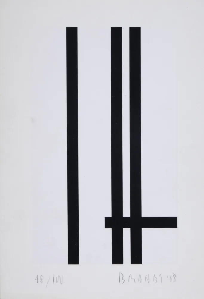 シルクスクリーン Brandt - Composition abstraite #5