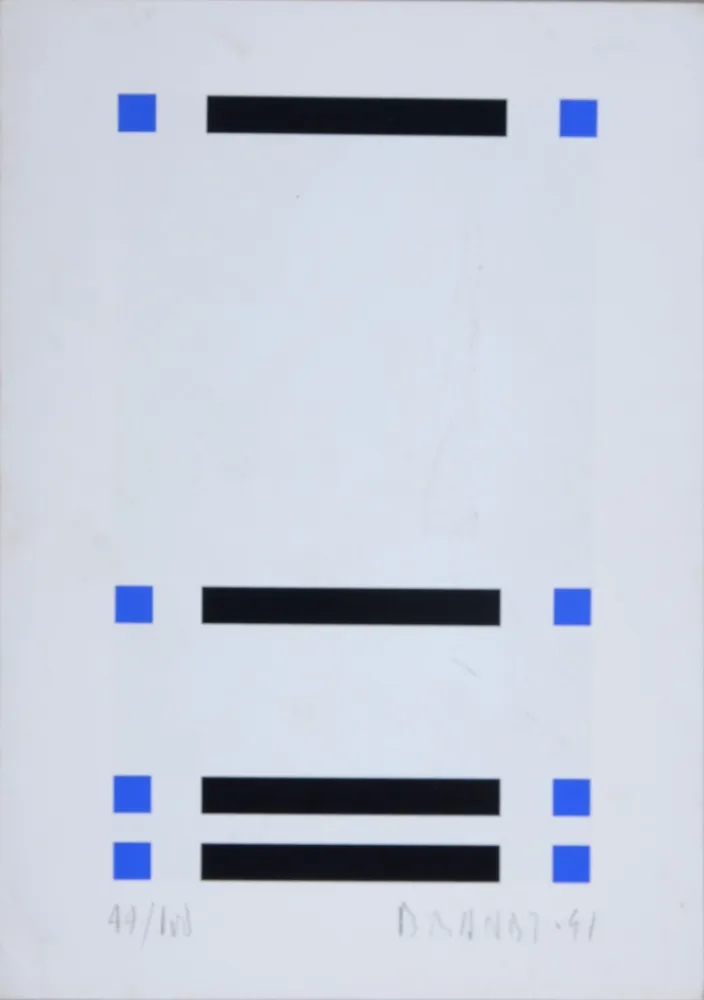 シルクスクリーン Brandt - Composition abstraite #6