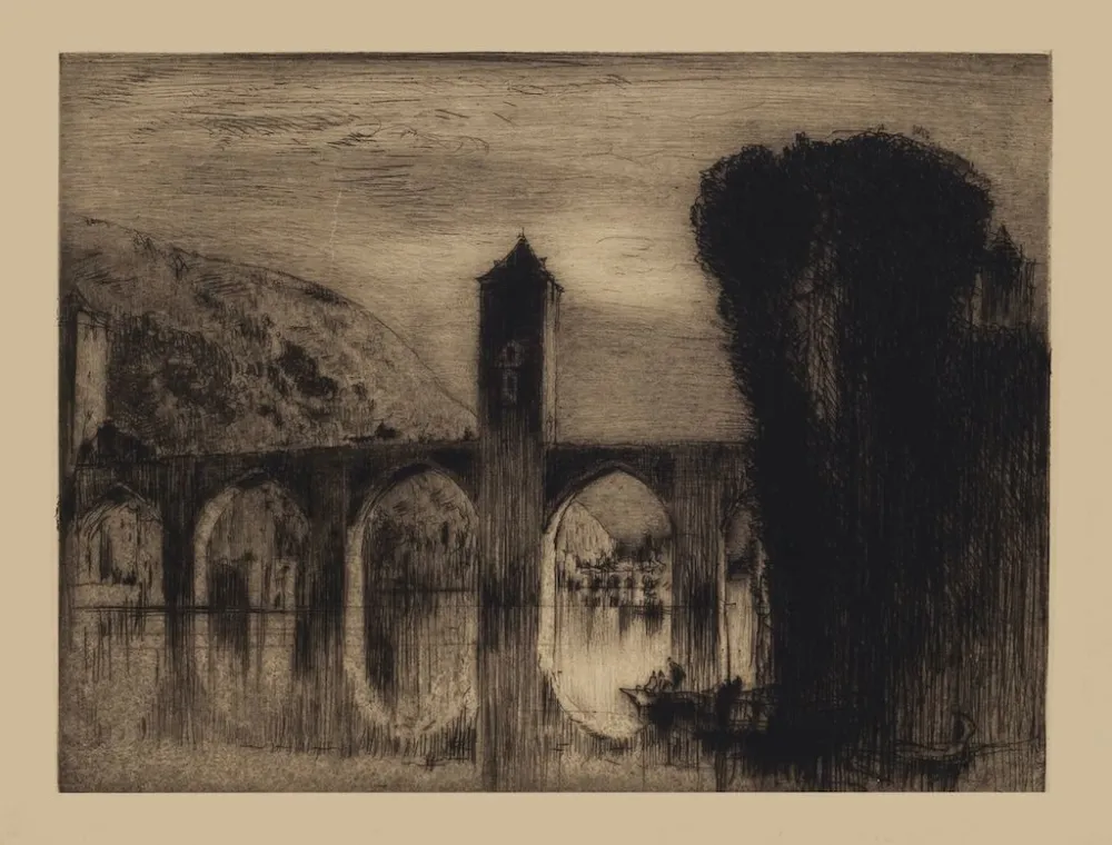 彫版 Brangwyn - Bridge