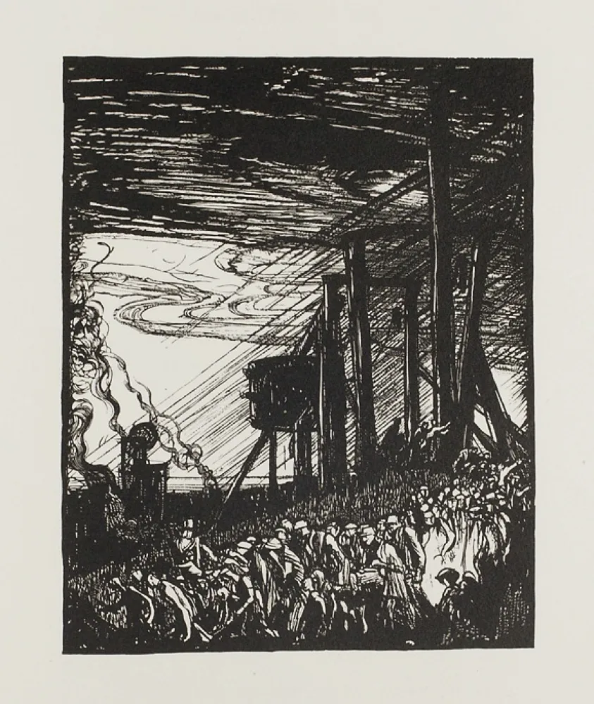 挿絵入り本 Brangwyn - Les Villes tentaculaires (Tentacular Cities)
