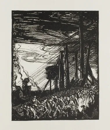 挿絵入り本 Brangwyn - Les Villes tentaculaires (Tentacular Cities)