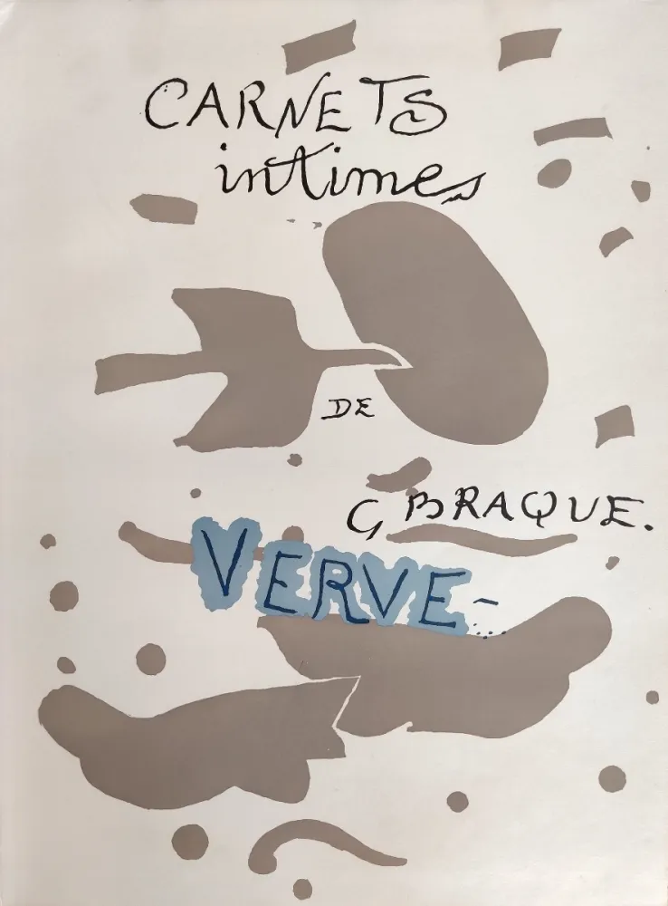 リトグラフ Braque (After) - Carnets intimes de Braque I