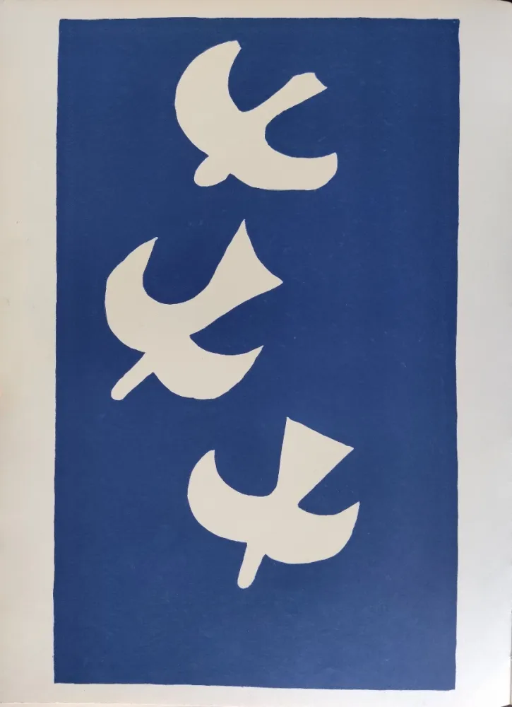 リトグラフ Braque (After) - Carnets intimes de Braque II