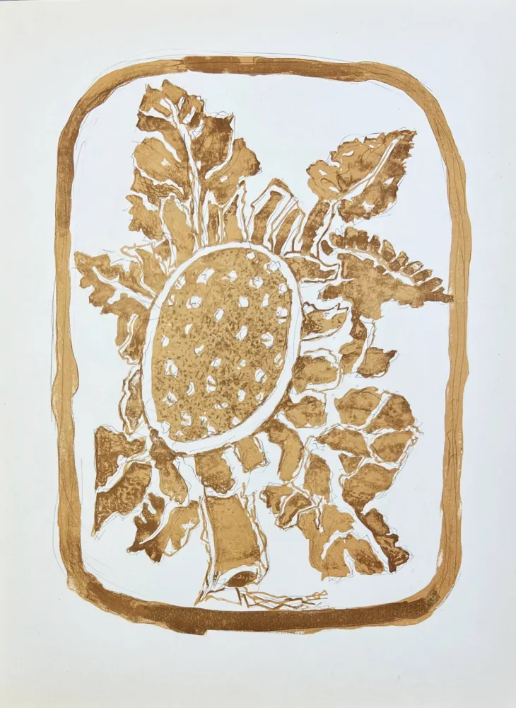 リトグラフ Braque (After) - Carnets intimes de Braque IX