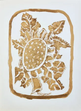 リトグラフ Braque (After) - Carnets intimes de Braque IX