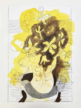 リトグラフ Braque (After) - Carnets intimes de Braque VII