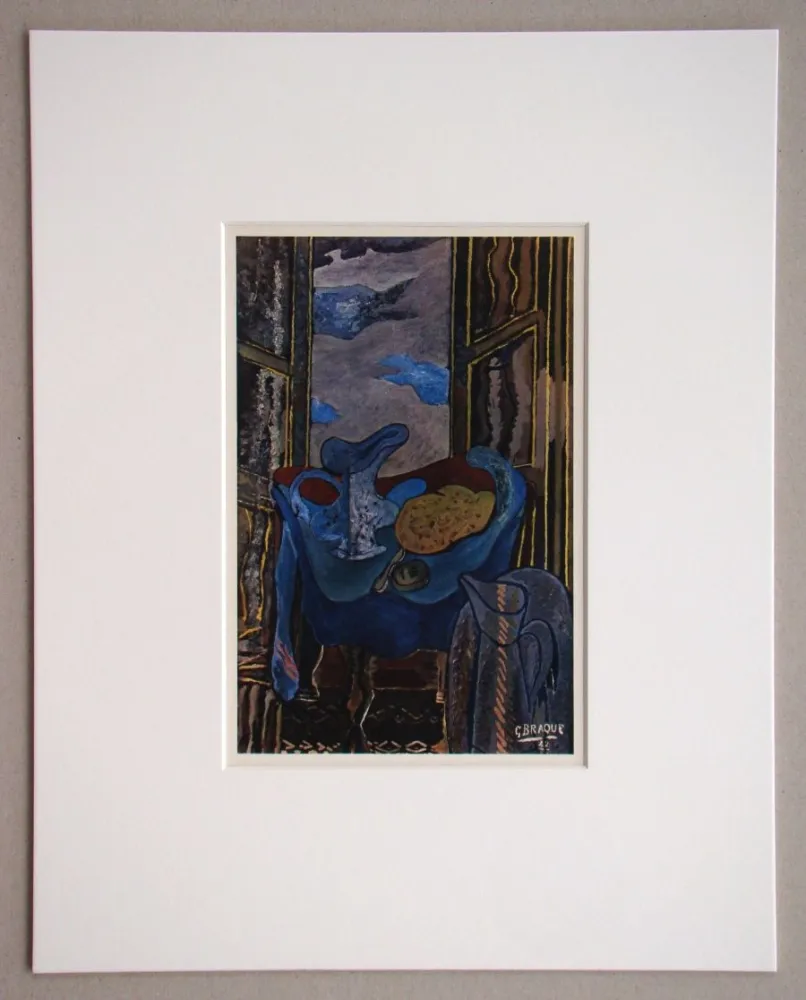 輪転グラビア印刷 Braque (After) - La toilette devant la fenêtre, 1942