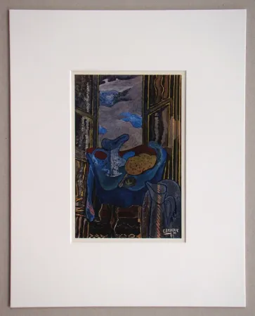 輪転グラビア印刷 Braque (After) - La toilette devant la fenêtre, 1942