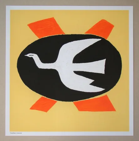 リトグラフ Braque (After) - L'oiseau de feu, 1958