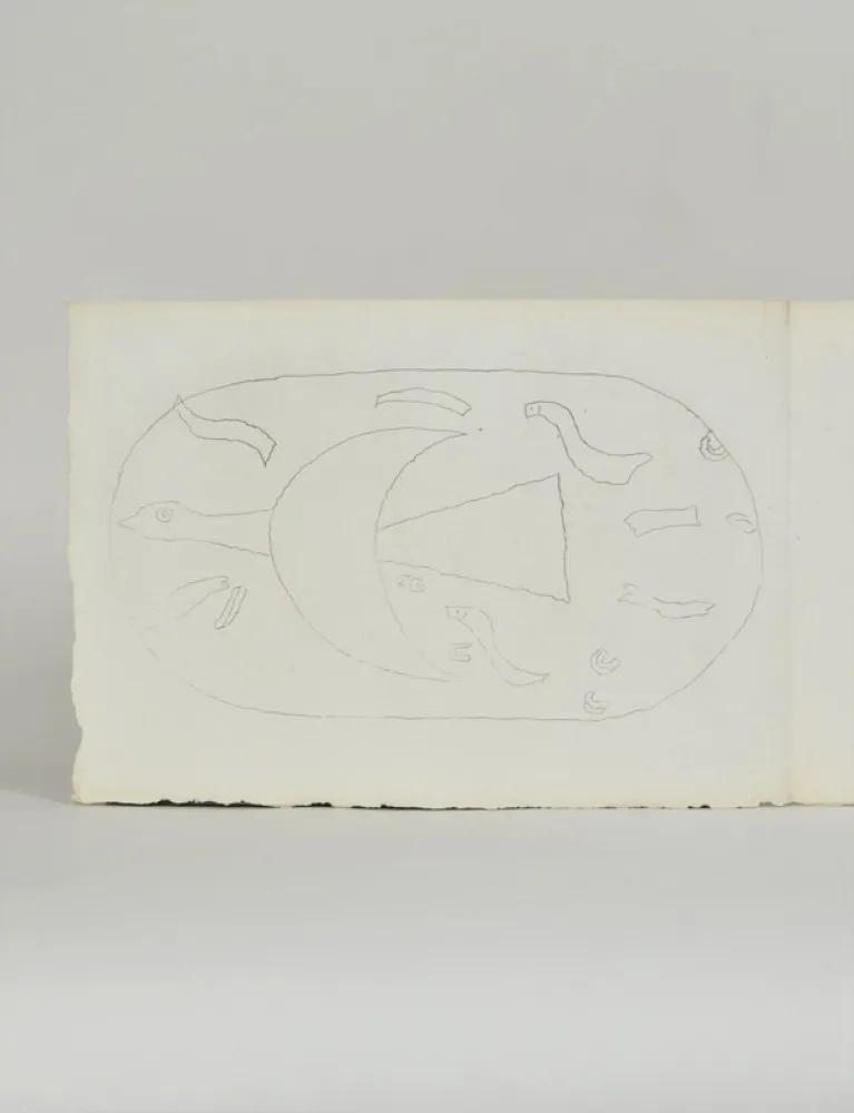 彫版 Braque - Chants de Milarepa