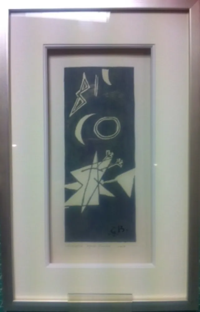 リトグラフ Braque - Ciel gris