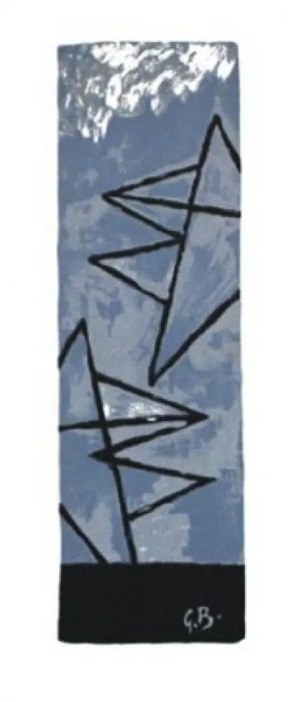 リトグラフ Braque - Ciel gris II