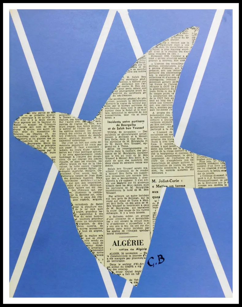 リトグラフ Braque - COMPOSITION AUX OISEAUX