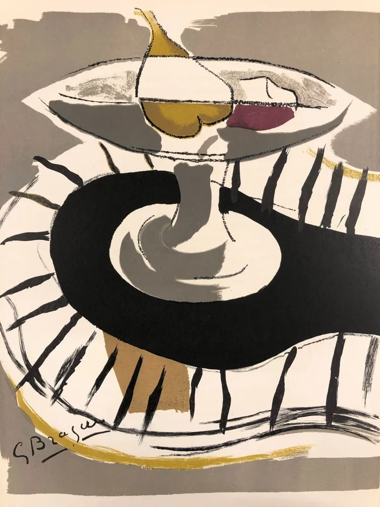 リトグラフ Braque - Compotier