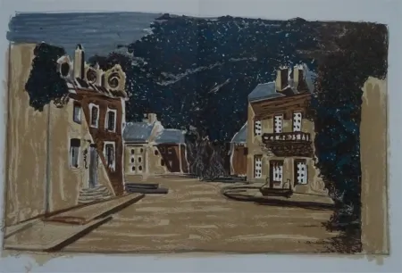 リトグラフ Braque - Decor pour Les Facheux