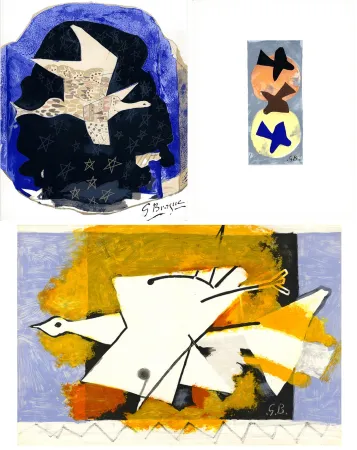 挿絵入り本 Braque - DERRIÈRE LE MIROIR N° 115. BRAQUE. Juin-Juillet 1959