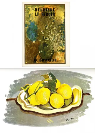 挿絵入り本 Braque - DERRIÈRE LE MIROIR N°48-49. G. BRAQUE. Juin 1952.