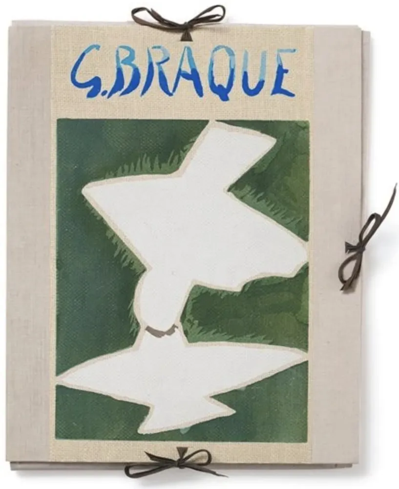 挿絵入り本 Braque - Espaces Portfolio full signed 1957