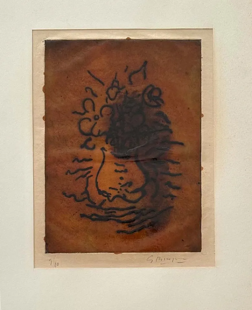 彫版 Braque - Fleurs