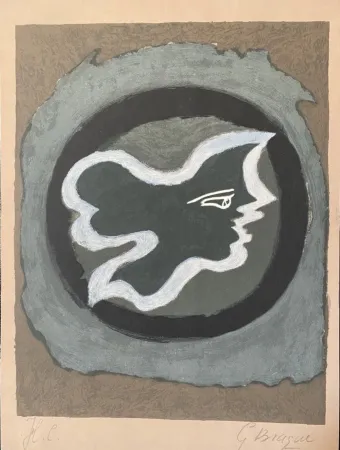 リトグラフ Braque - Greek Profile M. 76 – 146
