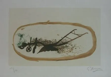リトグラフ Braque - La Charrue ( el arado)