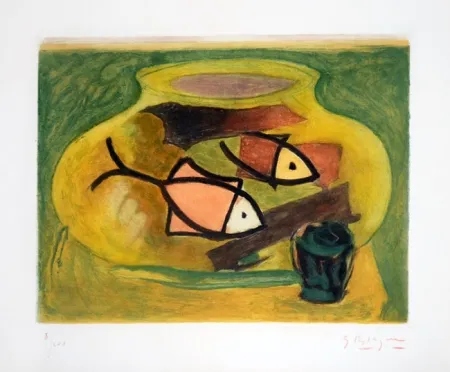 彫版 Braque - L'Aquarium (The Aquarium)
