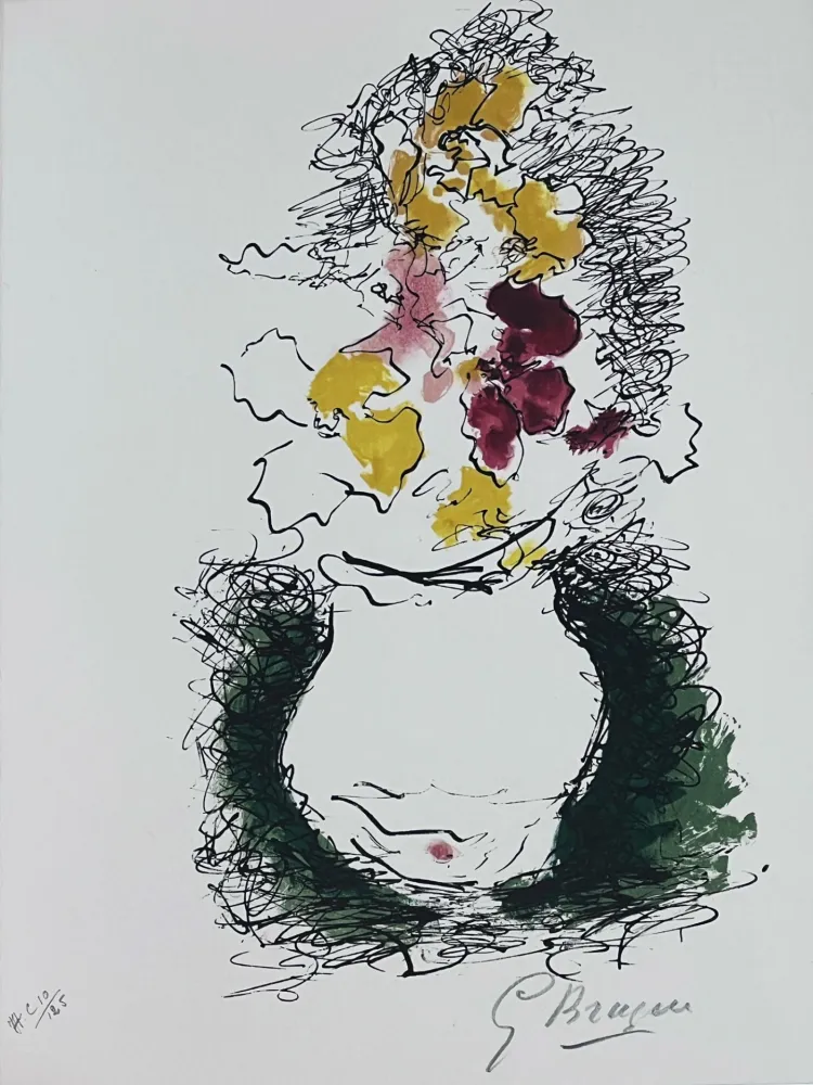 リトグラフ Braque - Le Bouquet 